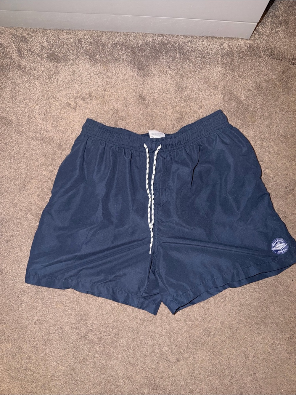 Panama Navy Swim Shorts Mens